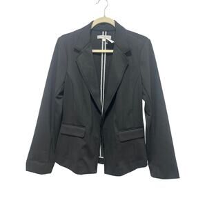 The Company Ellen Tracy Stretch Black Blazer Medium *Missing Button